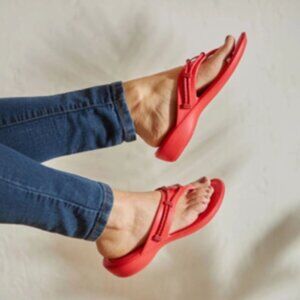 Women's Minnetonka Silverthorn Prism EVA Flip-Flops Thongs Sandals Size 6 VGC